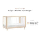 Lit de bébé convertible 3-en-1 Babyletto Lolly avec kit de conversion pour lit de tout-petit