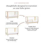 Lit de bébé convertible 3-en-1 Babyletto Lolly avec kit de conversion pour lit de tout-petit