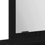 Clihome Coiffeuse LED Moderne, Table de Maquillage Luxueuse avec Miroir et Solution de Rangement Intelligente