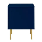Table d'appoint 2 tiroirs Ceandro Contemporary Classic, lot de 2 | ARTFUL LIVING DESIGN-BLEU MARINE