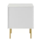 Table d'appoint 2 tiroirs Ceandro Contemporary Classic, lot de 2 | ARTFUL LIVING DESIGN-BLEU MARINE