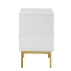 Table d'appoint 2 tiroirs Ceandro Contemporary Classic, lot de 2 | ARTFUL LIVING DESIGN-BLEU MARINE