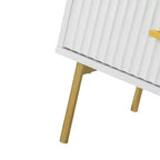 Table d'appoint 2 tiroirs Ceandro Contemporary Classic, lot de 2 | ARTFUL LIVING DESIGN-BLEU MARINE