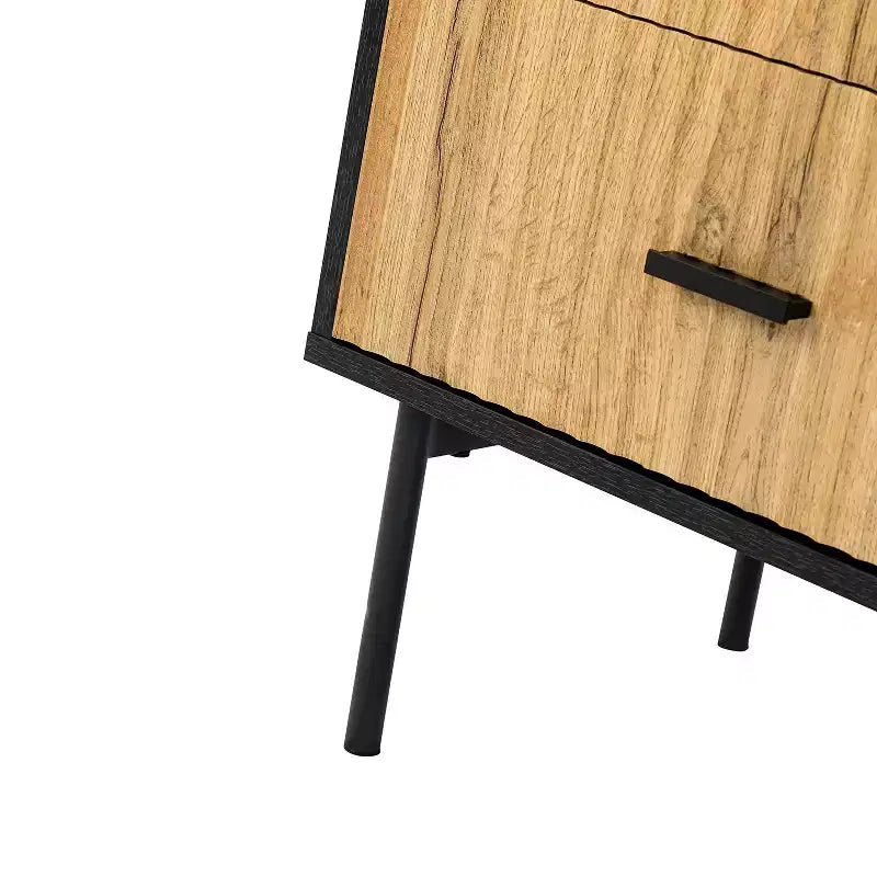 Table d'appoint 2 tiroirs Ceandro Contemporary Classic, lot de 2 | ARTFUL LIVING DESIGN-BLEU MARINE