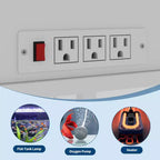 Meuble de support pour aquarium de 150-190 litres avec prises de courant, support d'aquarium à cadre métallique avec tiroirs de rangement, hauteur réglable, capacité de 300 kg