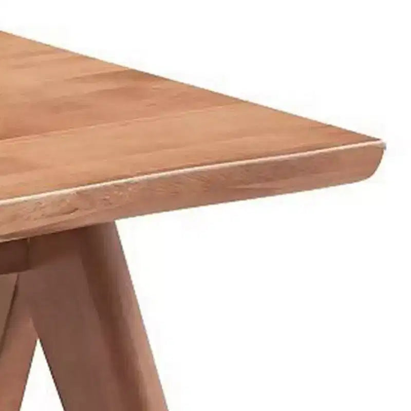 Table d'appoint Royal Hampton de 22 pouces, pieds inclinés, finition bois naturel marron