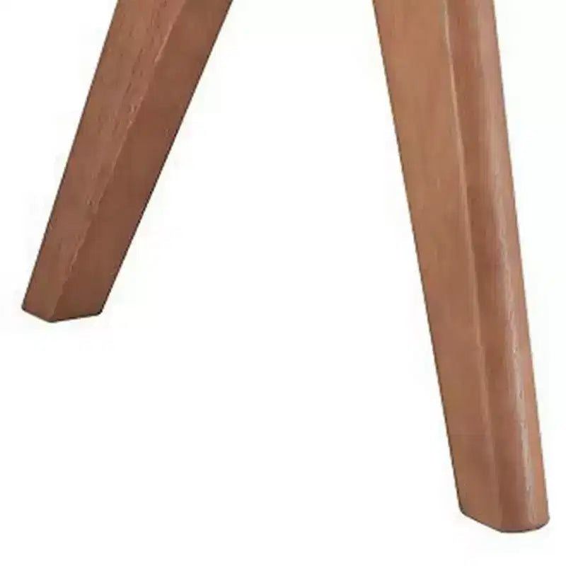 Table d'appoint Royal Hampton de 22 pouces, pieds inclinés, finition bois naturel marron