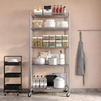 Étagère en fil d'acier NSF UltraDurable à 5 niveaux Seville Classics, 91 cm l x 61 cm P x 190,5 cm H