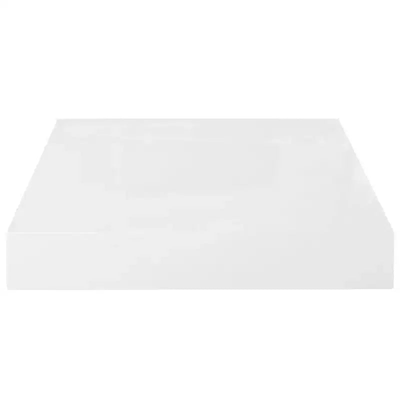 Étagère murale Blanche haute brillance MDF nid d'abeille 23 cm Fixation murale