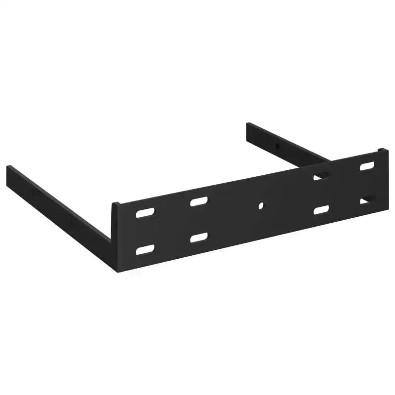 Étagère murale Blanche haute brillance MDF nid d'abeille 23 cm Fixation murale
