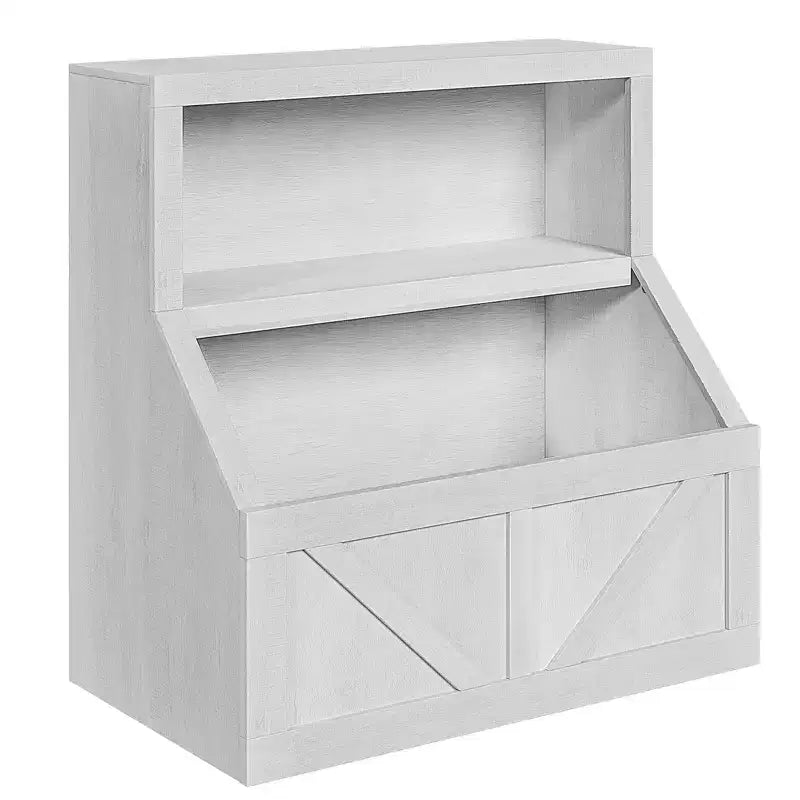 Grand rangement de jouets et bibliothèque pour enfants avec design sûr - Bibliothèque en bois pour tout-petits avec grand meuble, anti-basculement pour salle de jeux
