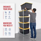 Étagère de rangement pour bacs SafeRacks 27 gallons