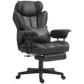396lbs. Big and Tall Office Chair, Executive Office Chair with Footrest, Lumbar Support, and Reclining Function