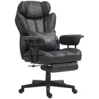396lbs. Big and Tall Office Chair, Executive Office Chair with Footrest, Lumbar Support, and Reclining Function