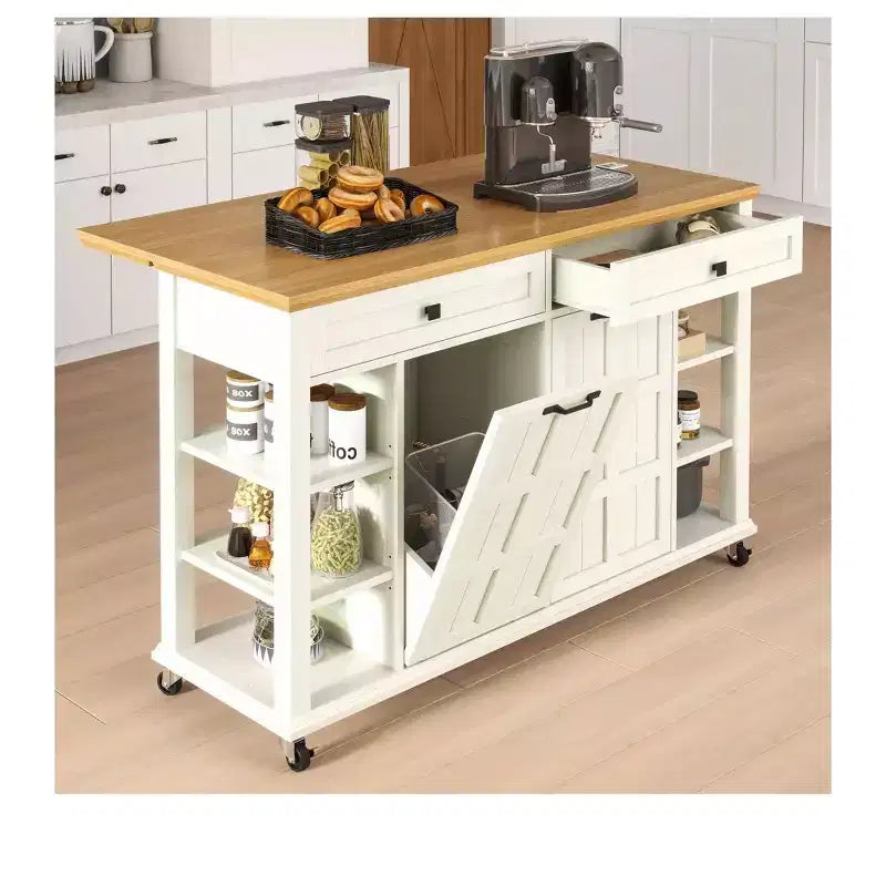 Bibliothèque avec tiroirs et portes, étagères de rangement et 3 étagères ouvertes, meubles pour salon, chambre, cuisine, bureau à domicile