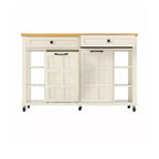 Bibliothèque avec tiroirs et portes, étagères de rangement et 3 étagères ouvertes, meubles pour salon, chambre, cuisine, bureau à domicile
