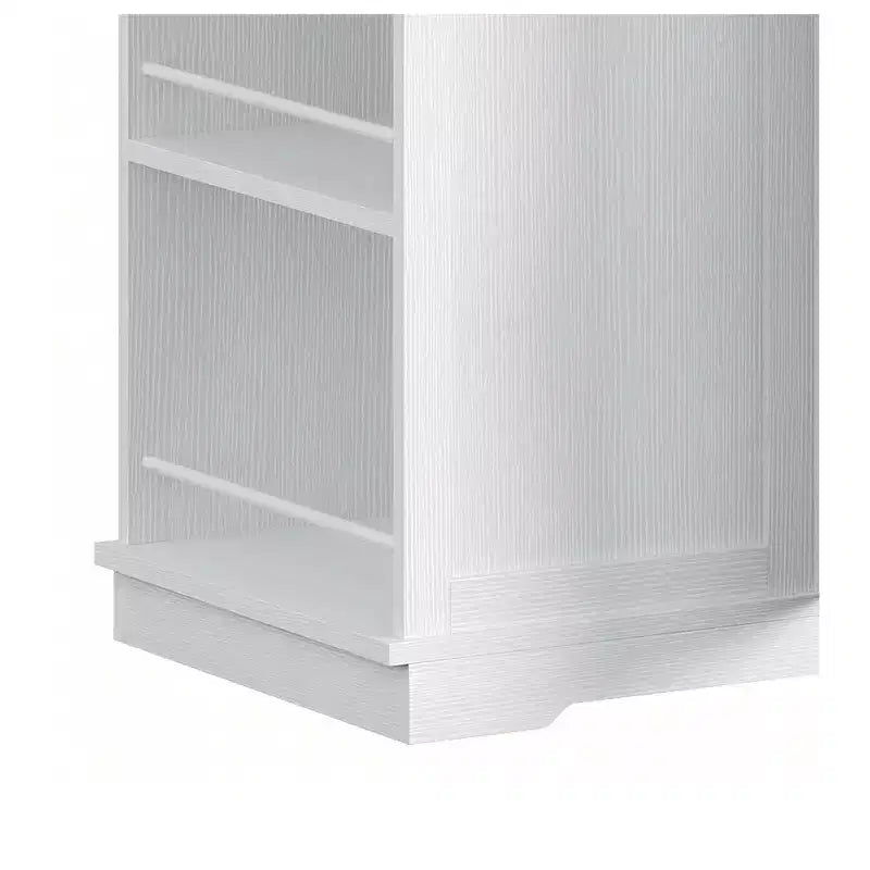Îlots de Cuisine Roulants avec Poubelle Intégrée et Sièges, Table à Manger Pliante avec 2 Tabourets, Table à Manger Roulante avec Prise Électrique, Étagère à Épices