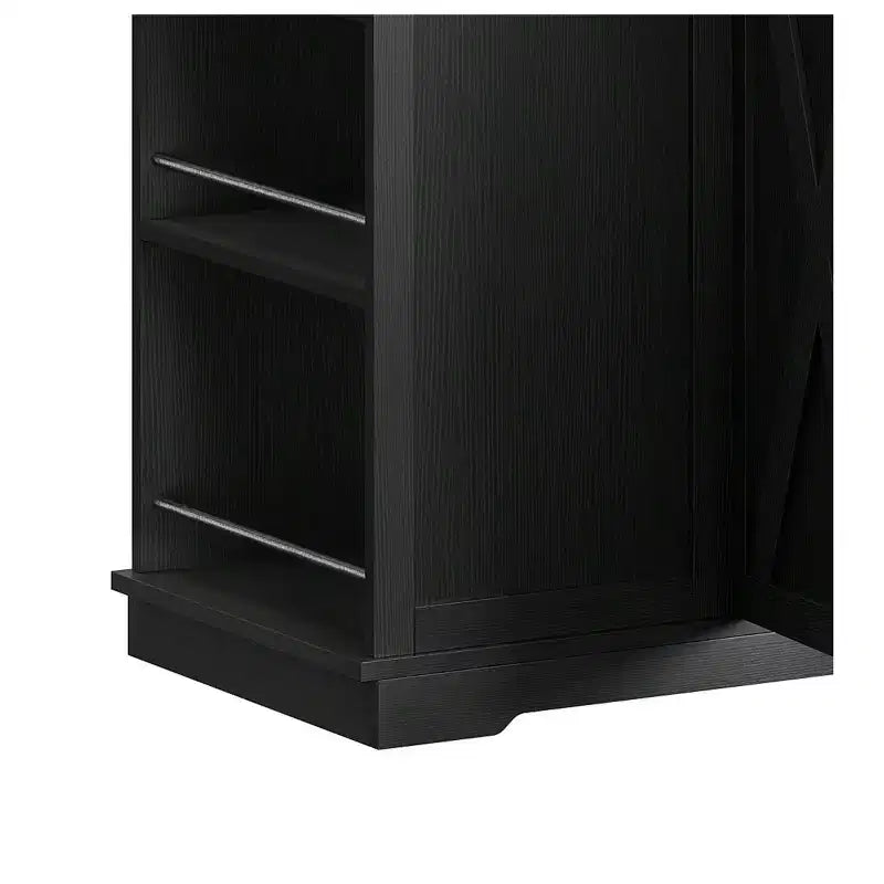 Îlots de Cuisine Roulants avec Poubelle Intégrée et Sièges, Table à Manger Pliante avec 2 Tabourets, Table à Manger Roulante avec Prise Électrique, Étagère à Épices