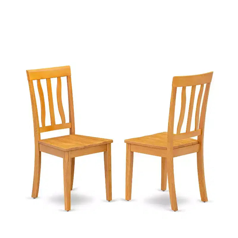 Table de salle à manger ovale 7 pièces avec plateau en bois massif finition chêne naturel et 6 chaises avec