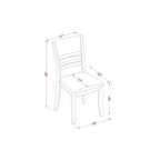 Ensemble table de cuisine et chaises rondes - Table de salle à manger moderne