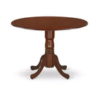 Round Kitchen Table Set with Drop Leaves & Chairs - Small Space Dining Table - Elegant Wood Finish - 42 Table