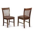 Ensemble table de cuisine ronde avec rallonges et chaises - Table à manger pour petits espaces - Finition bois élégante - Table de 42 po