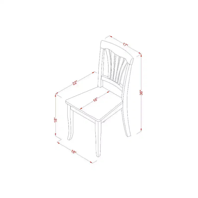 Table à manger 7 pièces ovale en bois massif finition brun selle avec 6 chaises avec