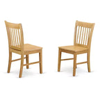 Ensemble petite table de cuisine - Table ronde à abattants et chaises de dînette - Meuble de salle à manger compact