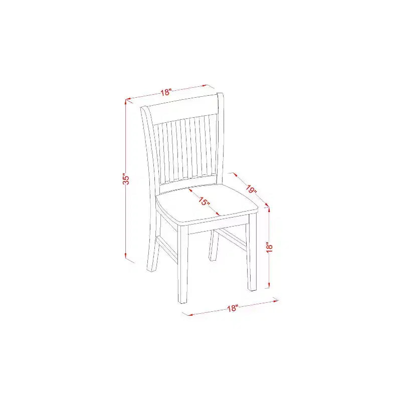 Ensemble petite table de cuisine - Table ronde à abattants et chaises de dînette - Meuble de salle à manger compact
