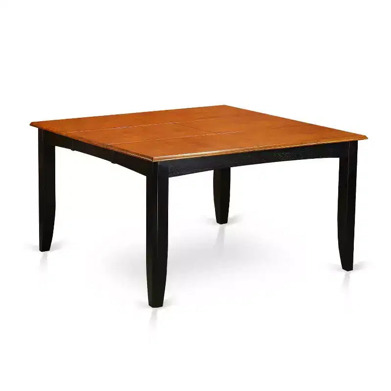 Ensemble de salle à manger 9 pièces - Table carrée avec rallonge papillon et 8 chaises - 137x137 cm
