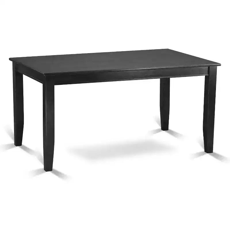 Ensemble de salle à manger du sud-ouest - Table et chaises 5 pièces - Finition noire - Coin repas de cuisine