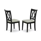 Ensemble de salle à manger du sud-ouest - Table et chaises 5 pièces - Finition noire - Coin repas de cuisine