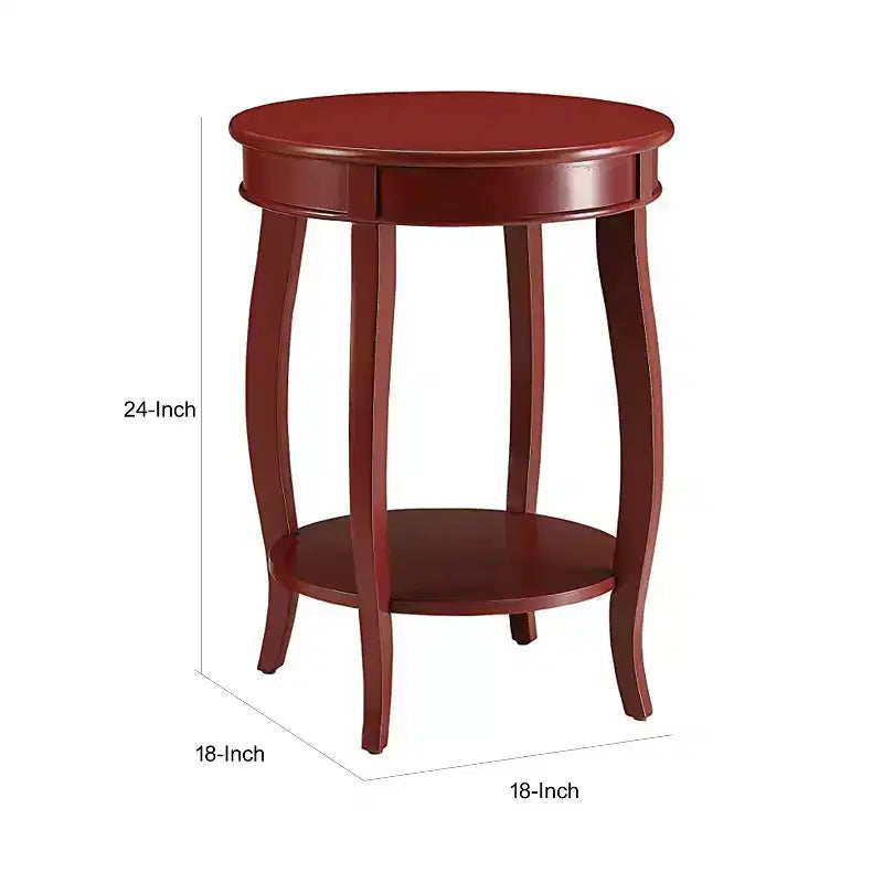 Table d'appoint Royal Hampton, rouge