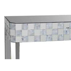 Console Royal Hampton à motif carreaux de forme rectangulaire, transparente