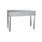 Console Royal Hampton à motif carreaux de forme rectangulaire, transparente