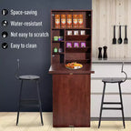 Bureau mural pliant convertible - Bureau flottant fonctionnel avec étagère de rangement pour bureau à domicile