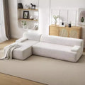 106 Cloud Sectional Couch with L-Shape Chaise, Modern Modular Deep Seat Sofa Couch, Oversized Sofa Sleeper for Living Room, No Assembly Required