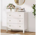 Commode à 3 tiroirs pour chambre à coucher, commode de rangement moderne, commode en bois pour vêtements, meuble de rangement pour salon, couloir, placard