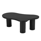 Table Basse en Forme de Nuage 37W avec 3 Pieds, Table Basse Unique, Table Basse Abstraite Irrégulière, Table Basse pour Salon - Panipeachy