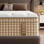Matelas hybride Whisen 14 Queen, matelas à isolation de mouvement, matelas en mousse à mémoire de forme, ressorts ensachés