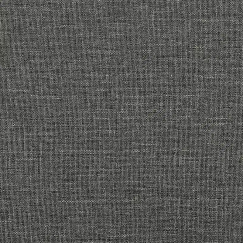 Cadre de lit Tissu gris foncé (100 % polyester), contreplaqué, bois composite