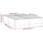 Cadre de lit Tissu gris foncé (100 % polyester), contreplaqué, bois composite