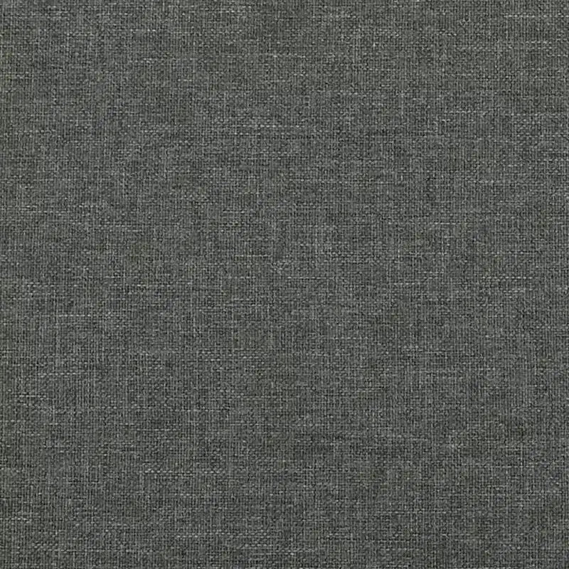 Structure de lit Gris foncé Tissu polyester, contreplaqué, bois composite King