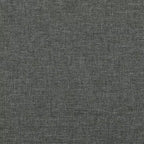 Structure de lit Gris foncé Tissu polyester, contreplaqué, bois composite King