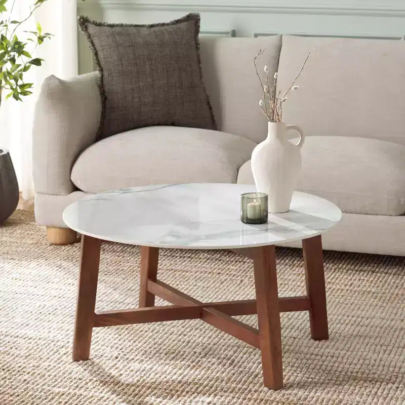 Table basse Samie - COF2902A - Blanc cassé - Safavieh