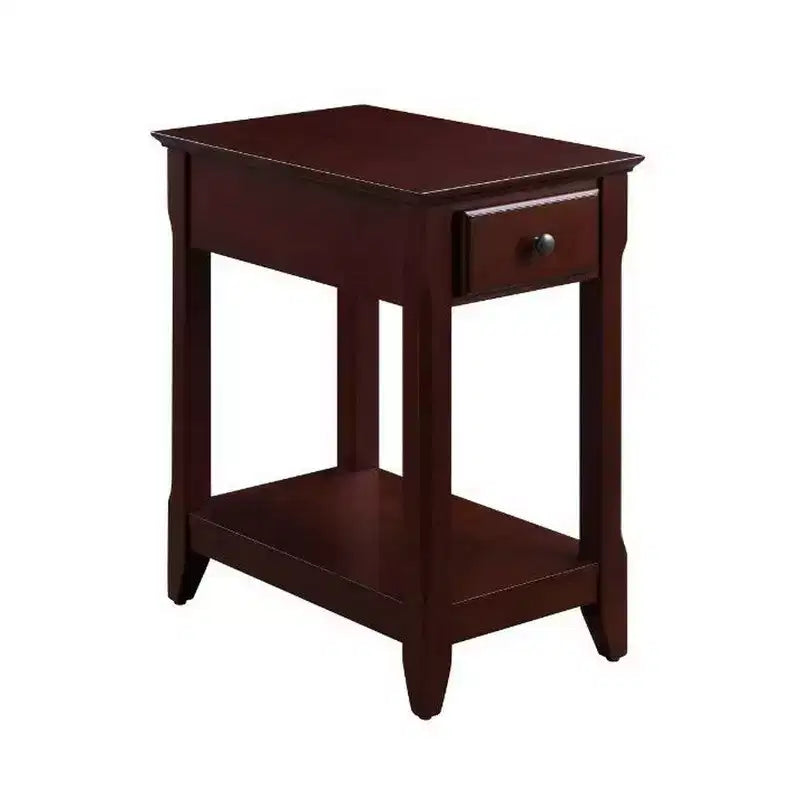 Table Royal Hampton avec 1 tiroir et étagère inférieure, marron