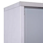 Armoire à pharmacie verrouillable 12 x 20, boîte murale médicale en acier inoxydable à 3 niveaux avec 2 clés et étagères pour salle de bain