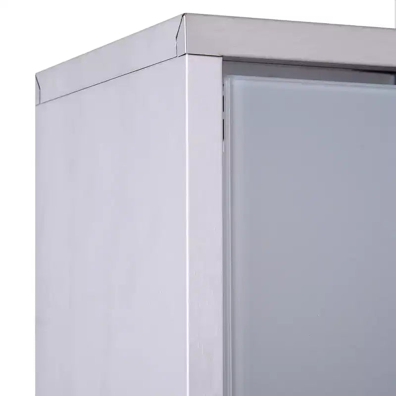 Armoire à pharmacie verrouillable 12 x 20, boîte murale médicale en acier inoxydable à 3 niveaux avec 2 clés et étagères pour salle de bain