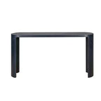 Console de couloir moderne de 60 po, table de couloir à plateau épais avec pieds incurvés réversibles pour salon ou hall d'entrée - Panipeachy