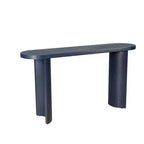 Console de couloir moderne de 60 po, table de couloir à plateau épais avec pieds incurvés réversibles pour salon ou hall d'entrée - Panipeachy